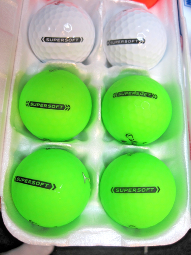 36 (3 DOZEN) CALLAWAY ASSORTED SUPERSOFT RECYCLED GOLF BALLS (MINT 5AAAAA) - Picture 3 of 7