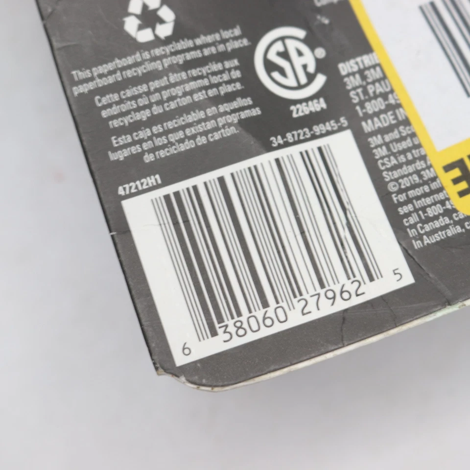 Gafas de seguridad 3M Scotchgard antiniebla modernas/elegantes lentes transparentes gris/rojo Foto 4 de 4