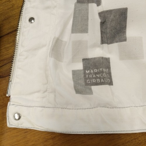 LE JEANS DE MARITÉ FRANCOIS GIRBAUD White TG 48 Denim Jaket Uomo Giacca Levi's - Foto 11 di 17