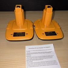 2 Pack DCA1820 Battery Adapter Replacement for Dewalt 18V to 20V Adapter, Compa