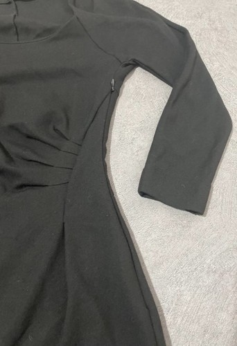 L.K. Bennett Dr Nicole Dress, Size 6 Long sleeve Black Very Good Condition - Picture 8 of 8