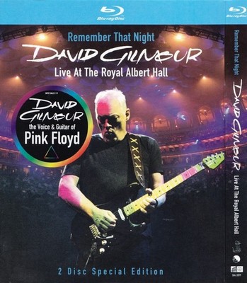 David Gilmour Remember That Night (Live At the Royal Albert Hall) Blu-Ray NEW