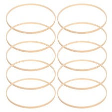 10pcs Bamboo Floral Hoop Wreaths 33 cm Circle for Dream Catcher Crafts