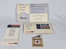 19681969 Mercury Cougar Owners Manual Warranty Supplements Original