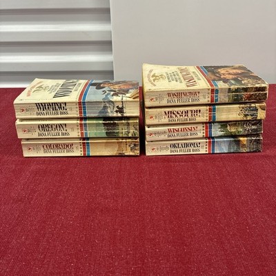 Dana Fuller Ross Wagons West Paperback Book Lot of 7 1980s Historical Novels