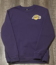 Los Angeles Lakers Vintage Logo Crewneck Sweater size Large