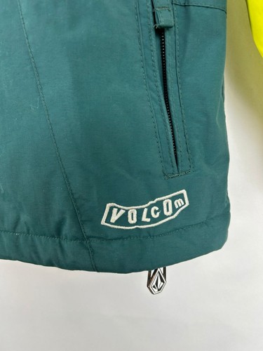 Volcom Industrial Mens S Thermonite 10,000MM Let It Storm Dark Green Snow Jacket - Picture 14 of 23