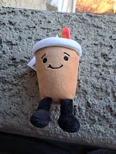 Dunkin' Donuts Iced Coffee Plush Keychain! New with Tags* Rare HTF! 2025