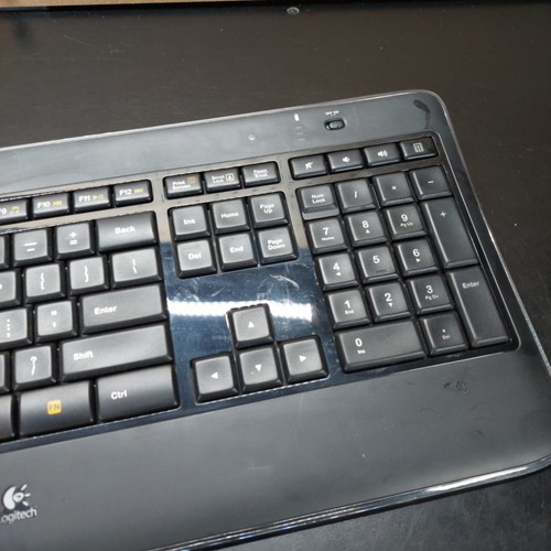 Logitech K800 Rechargeable Wireless Keyboard And M510 With Dongle Working - Picture 4 of 6