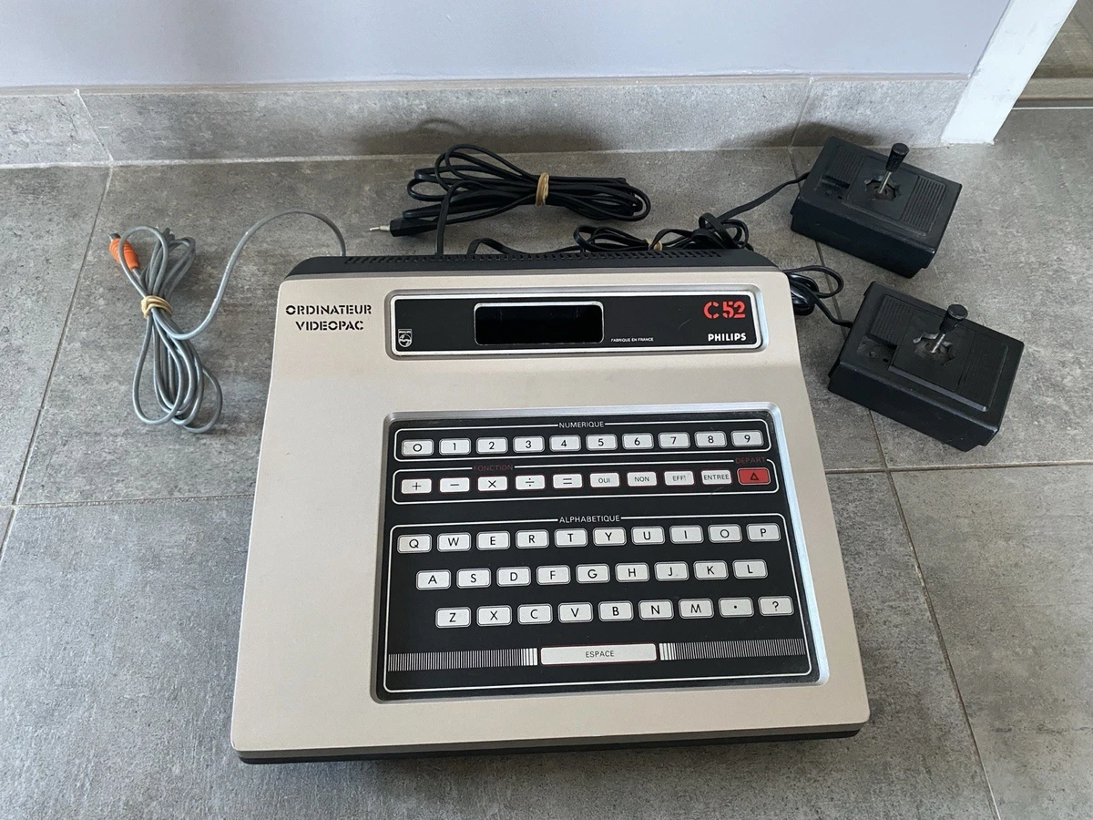 Jeu Vidéo Vintage Philips Videopac G7000 - Basketball - État Correct Pour Collection