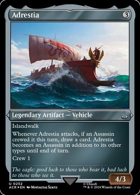 1 x Adrestia - Foil Etched - Universes Beyond: Assassin's Creed - Light Play - M