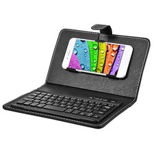 Wireless Bluetooth Keyboard for Phone With Protective Case - Mini Portable Fo...