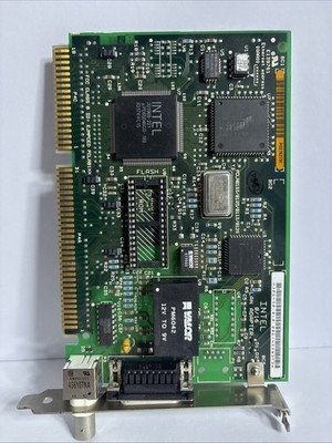 Intel 307708-004 16-Bit ISA EtherExpress 16 8/16 Lan Adapter Card with COAX