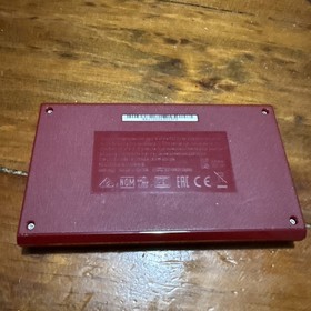 Nintendo Game & Watch Super Mario Bros Handheld Console Clock - Tested