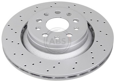 2x A.B.S. Bremsscheibe BESCHICHTET 18530 für LEVANTE MASERATI SUV M161 GTS