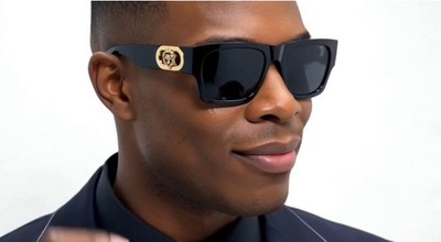 Men Sunglasses Fashion Designer Dark Black Hip Hop Gangster  display picture 1