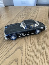 Vintage 1954 Burago Black Mercedes Benz 300 SL Italy
