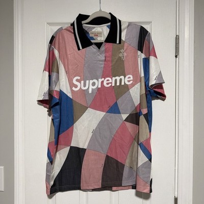 Supreme Emilio Pucci Soccer Jersey Multicolor Men's Size Extra Large 