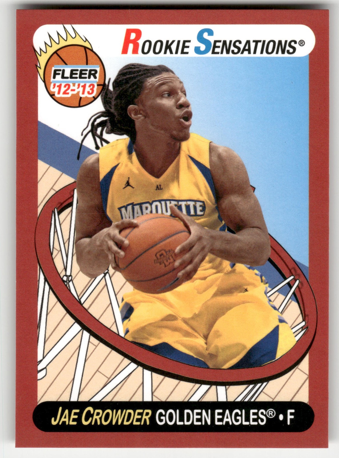 2012-13 Fleer Retro Jae Crowder Rookie #62 Marquette Golden Eagles RC