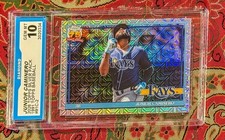 Junior Caminero GEM MINT 10 Topps Series 1 - 1991 Topps Chrome Silver Pack Mojo