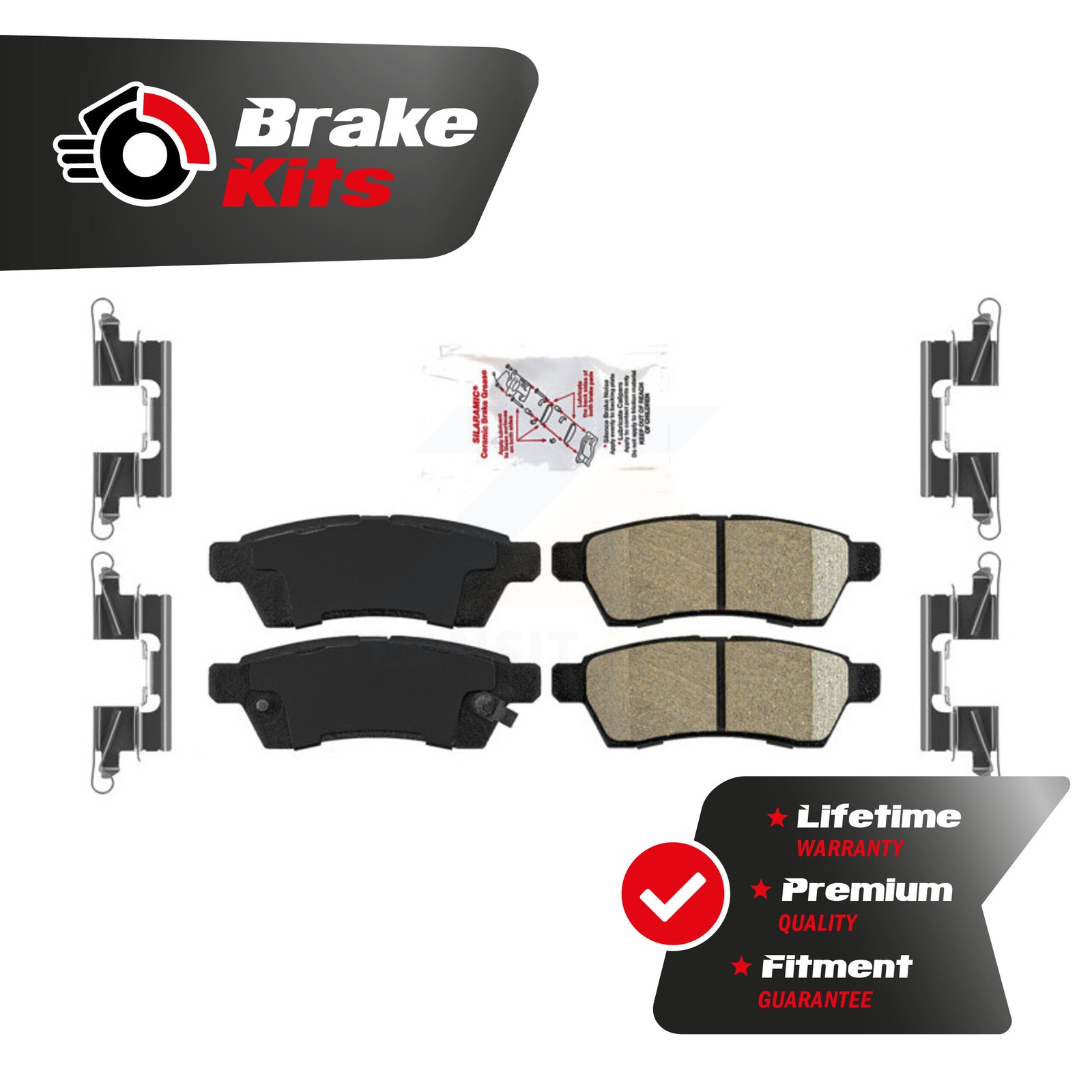 Rear Ceramic Disc Brake Pads For 2005-2023 Nissan Frontier