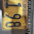 OLD VINTAGE  1938 CALIFORNIA AUTOMOBILE CAR LICENSE PLATE  — photo 2