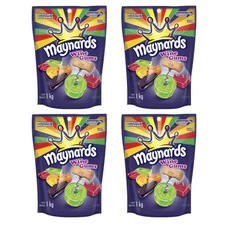 Maynards Wine Gums, 1kg /2.2lbs, per bag, 4 Pack