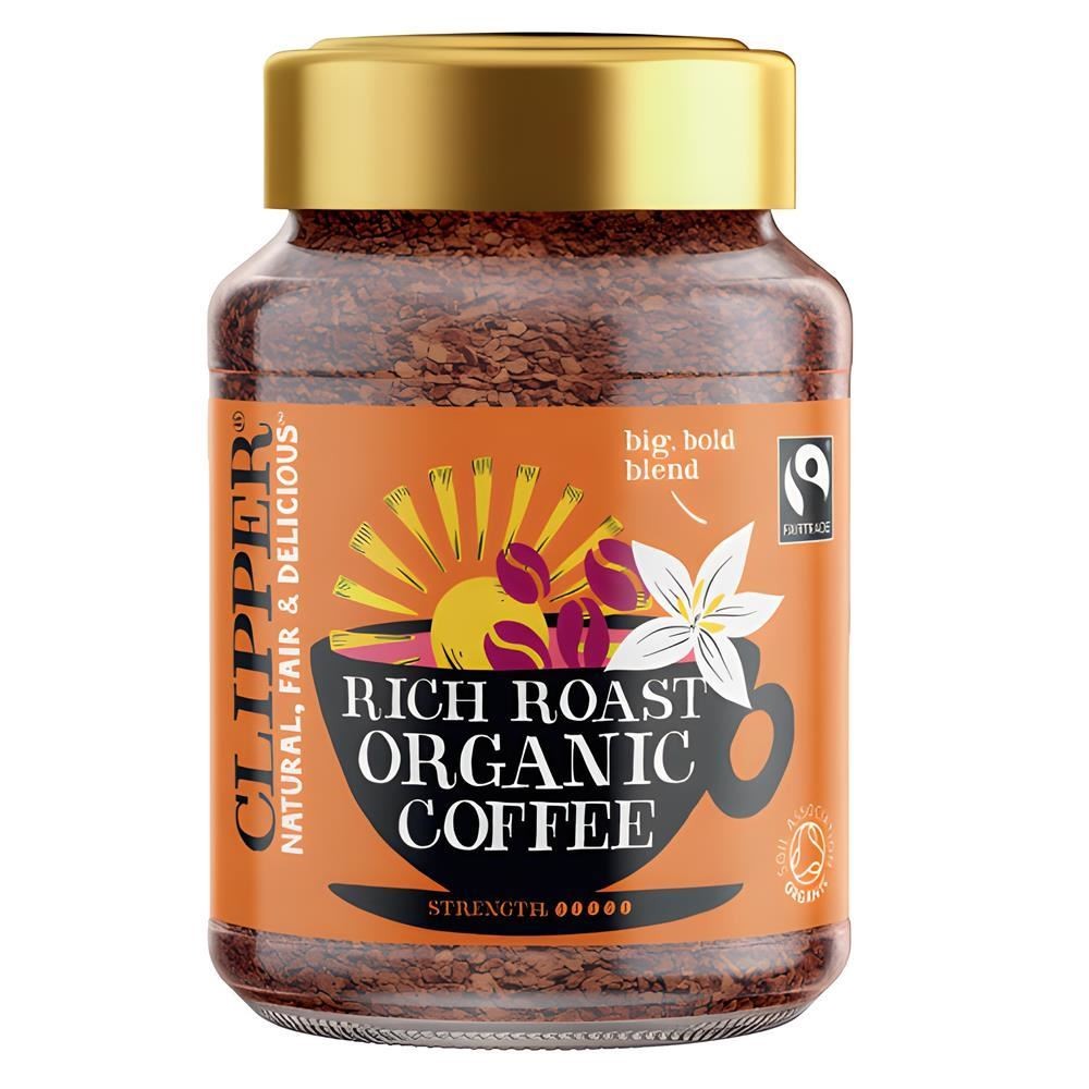 Clipper Fairtrade Organic Rich Roast Organic Coffee 100g - Image 3