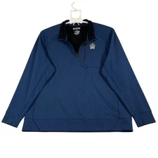 Alaskan Hardgear by Duluth Trading Co Men's 1/4 Zip Pullover Sweatshirt 2XL Blue