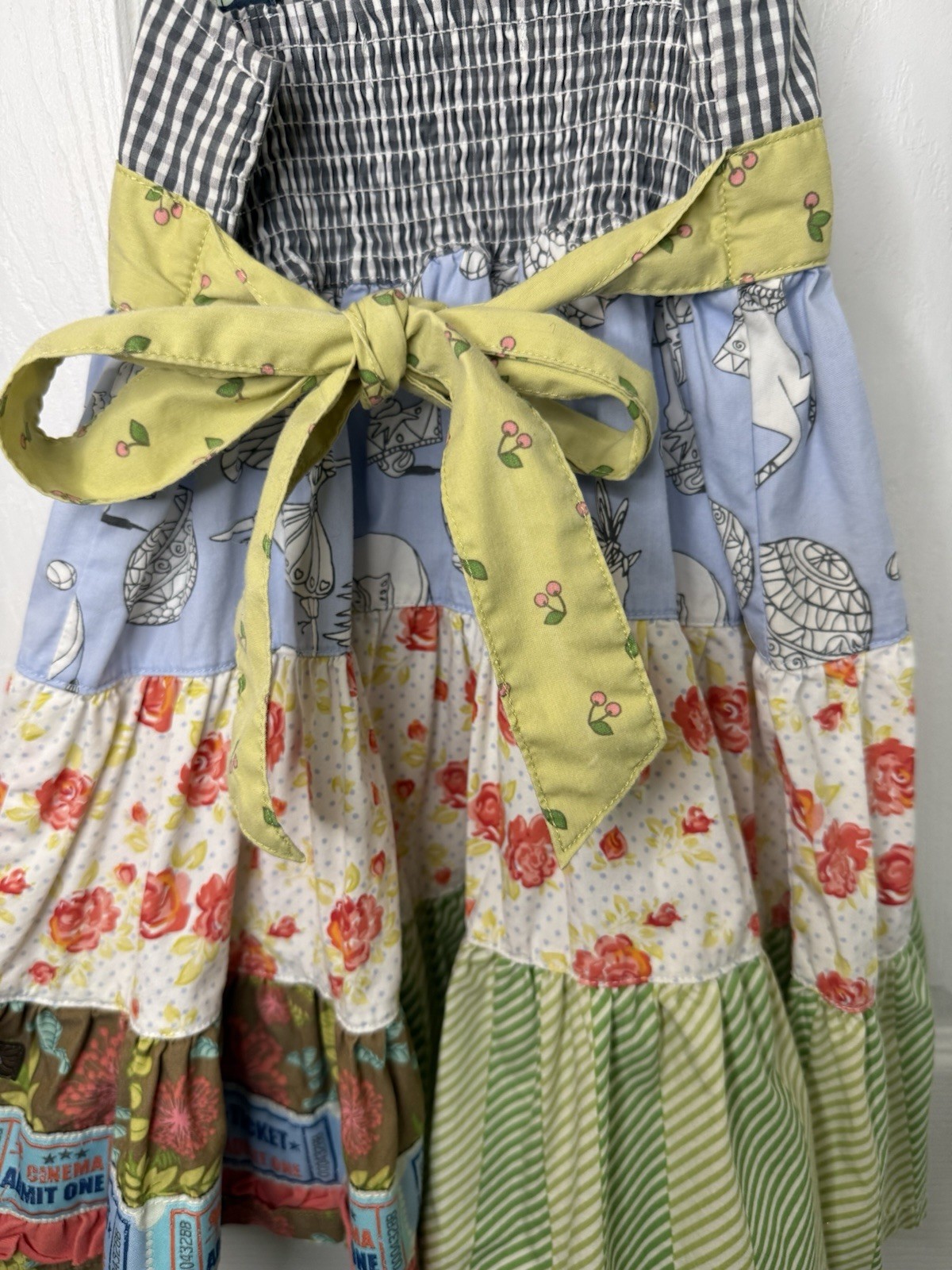 Matilda Jane Raffle Ticket Ellie Tiered Dress EUC It's A Wonderful Parade Size 2 image 7