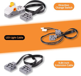 9-IN-1 Motor Set Plastic Compatible with Lego Remote Control for STEM Projects