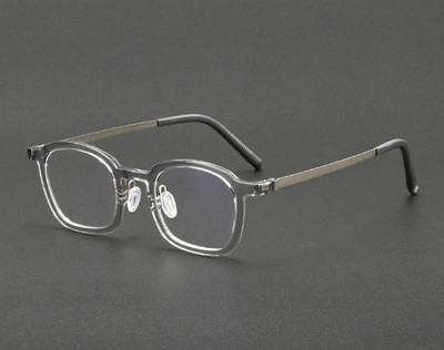 Retro Antique Full Rim Square Frame TR Titanium Alloy Eyeglass Eyewear Men Women