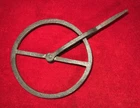 RARE CIVIL WAR ERA SOLDIER'S MEASURING WHEEL / BLACKSMITH FORGED