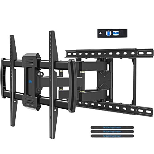 UL Listed TV Wall Mount for Most 42-84 Inch LED LCD OLED TV,Full Motion Black