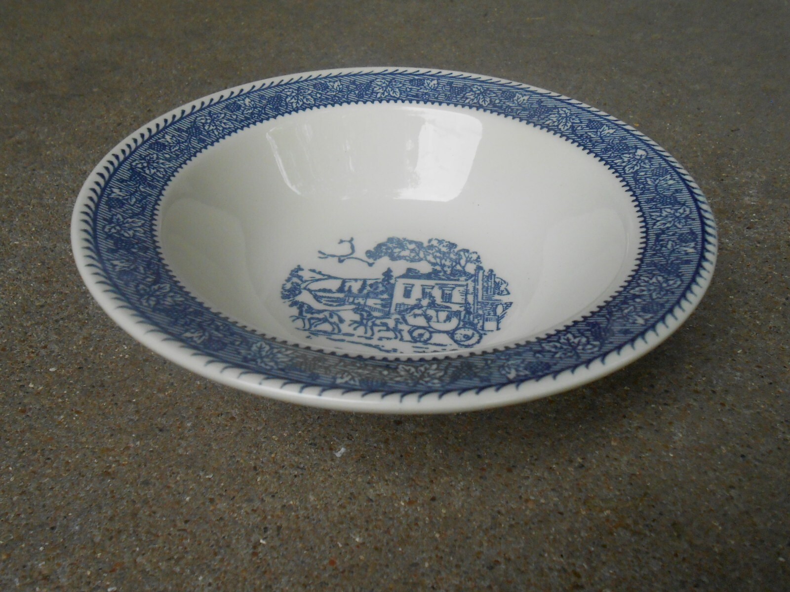 Homer Laughlin Shakespeare Country  7" SOUP BOWL   USA