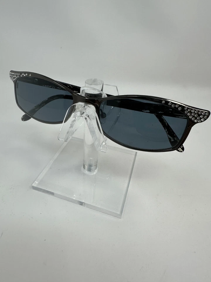 Caviar M1757C82 51017 Women's Black Rhinestone Lightweight Designer Sunglasses - Image 4 of 4