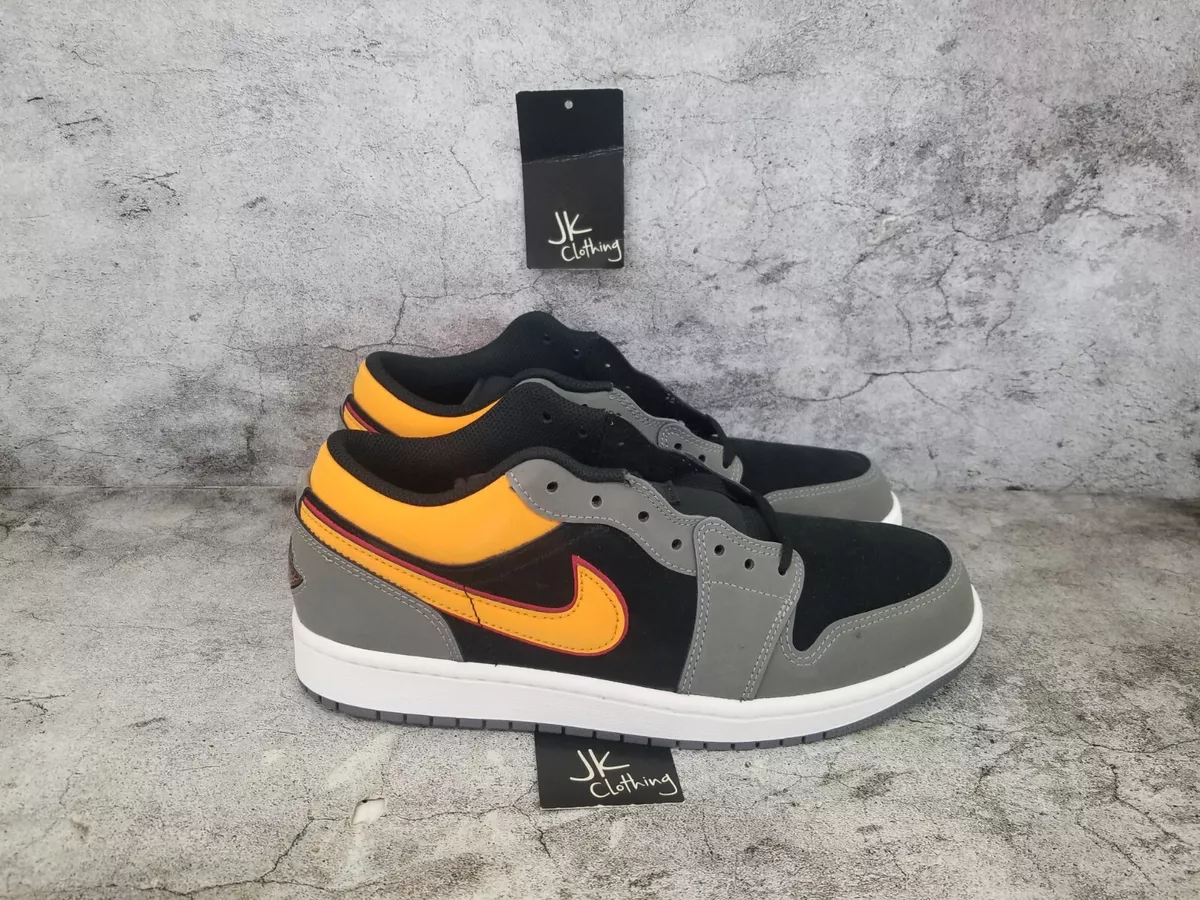 Jordan shoes hot sale black and orange