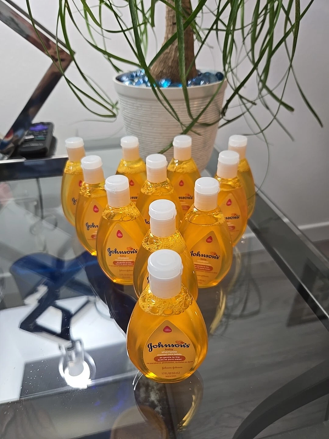 11 NEW TRAVEL Johnson’s Baby Shampoo Gentle Tear Free Formula 1.7 oz BOTTLES