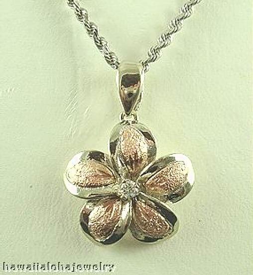Sterling Silver Frangipani - 17.5mm Pendant Sterling Silver Frangipani - 17.5mm Pendant