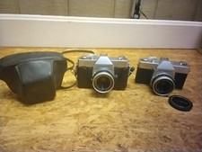 TWO Vintage 1970's 528TL Mamiya / Sekor Camera 1:2.8 f 48mm CLEAN 1 WITH CASE