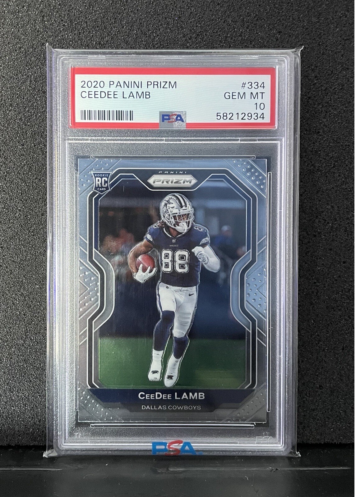 CeeDee Lamb Panini Prizm #334 Base