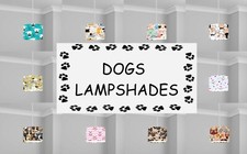 Dogs & Puppies Lampshade 20cm 30cm Kids Bedroom Boys Girls 12 Designs