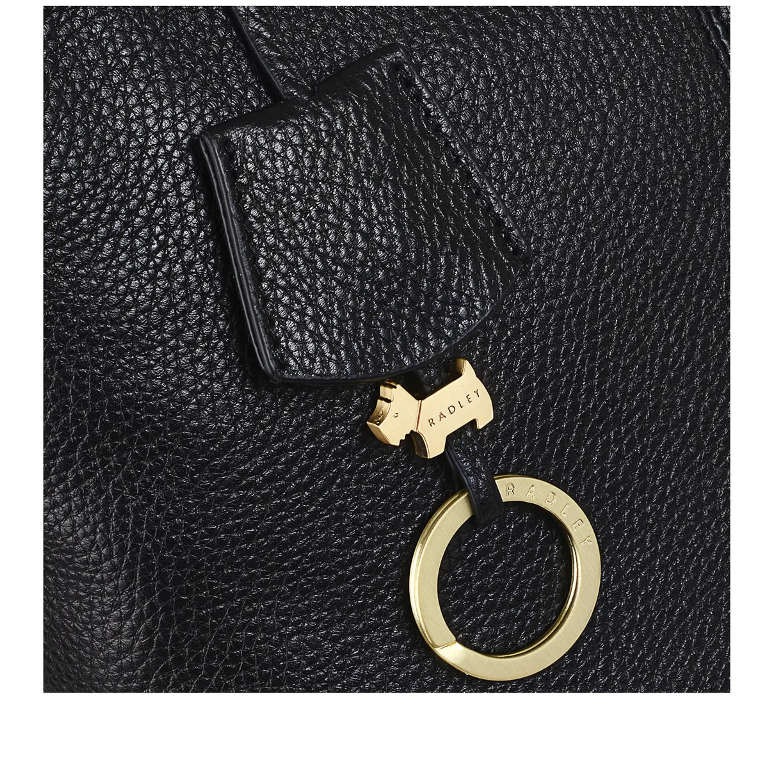 Radley London Southwark Lane Small ZipTop Cross Body Bag Black Gold eBay