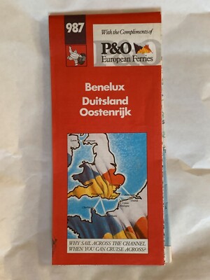 Michelin map, Benelux, Germany & Austria