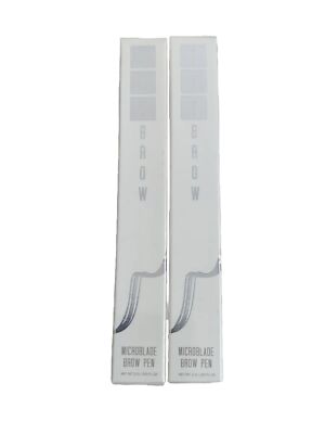 Lot of 2 TAT BROW Microblade Brow Pen - Eyebrow Ink - Brown Open Box! Free Ship