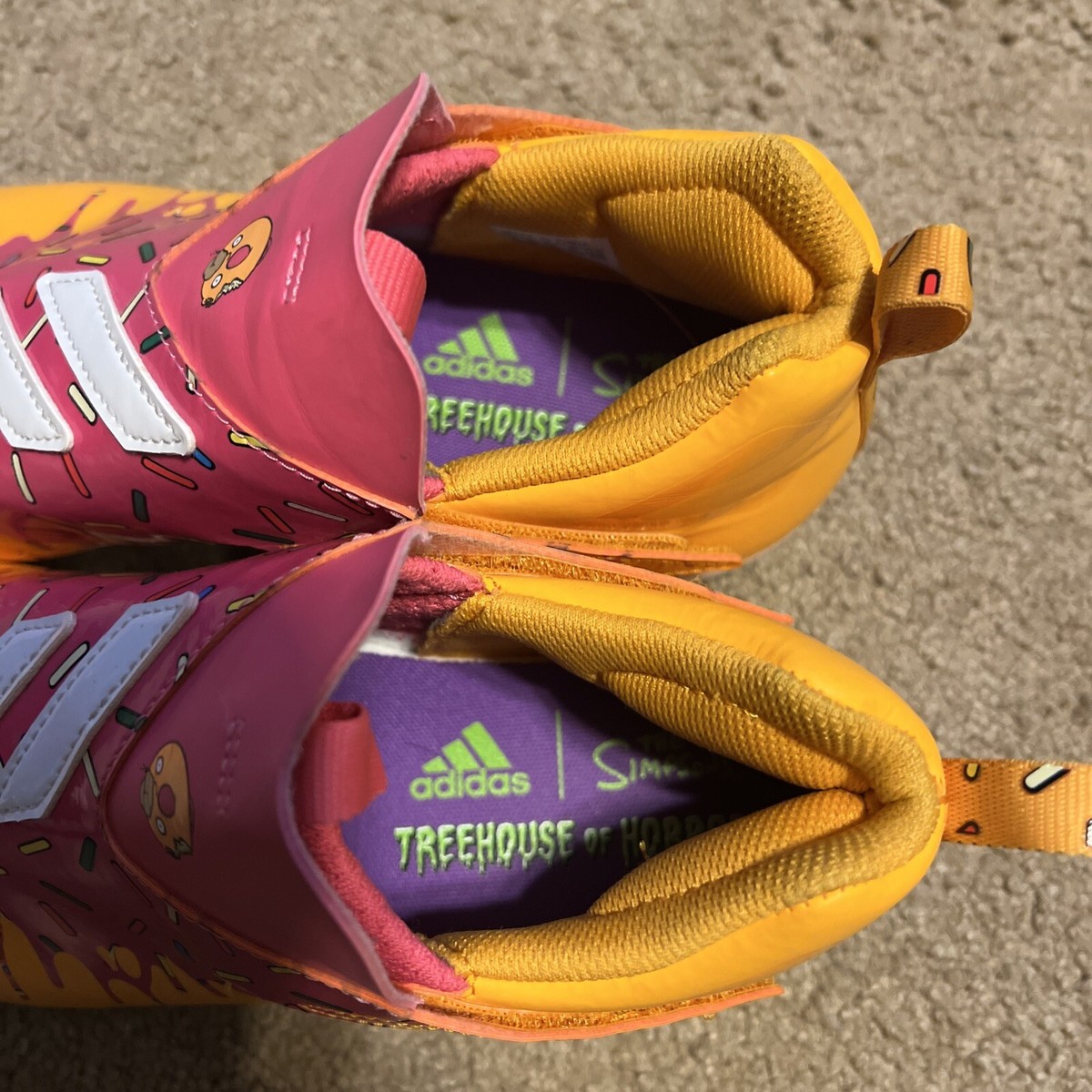 Men's Sizes 6 Adidas The Simpsons x Freak Spark J 'Donut' | eBay
