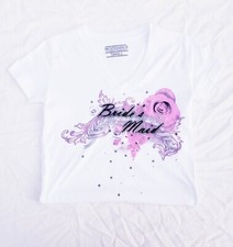 Bridal Bridesmaid T shirt wedding parts bridal shower bachelorette party
