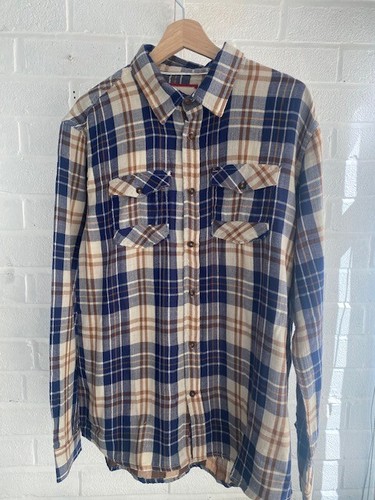 Joe Browns blau kariertes Hemd Herren Größe L - Bild 1 von 8
