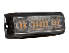 Ultra Thin Wide Angle 5 Inch  AMBER/CLEAR LED Strobe Light