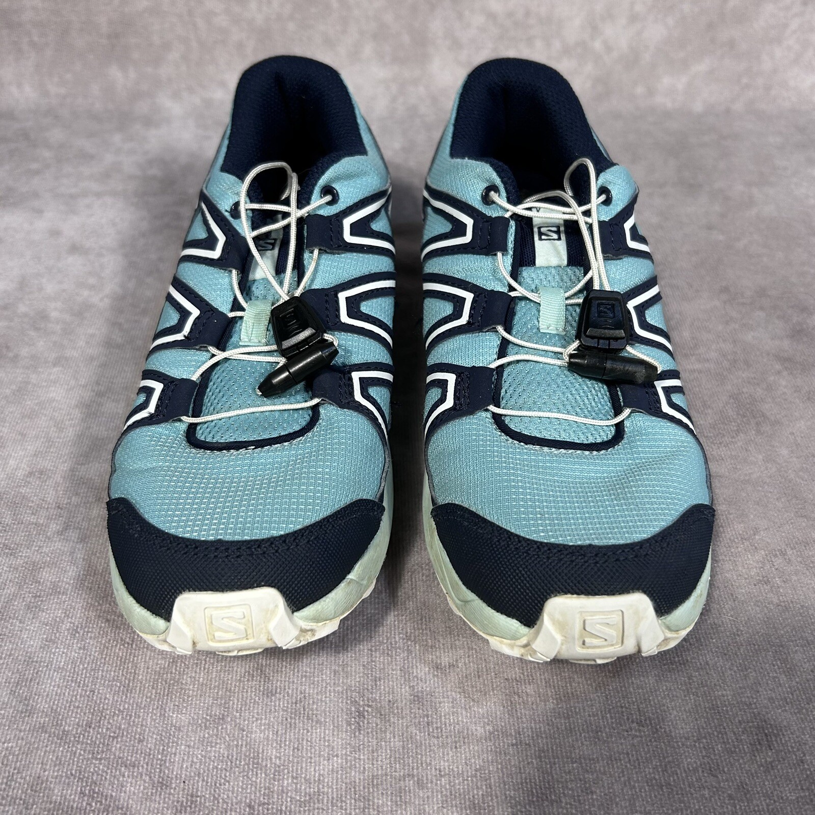 Scarpe Salomon Speedcross Ragazza Taglia 4 Blu Escursionismo Trail Running Sneakers